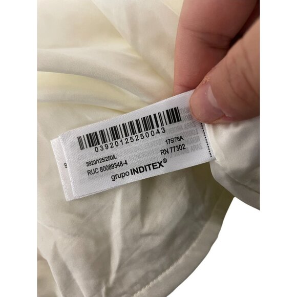 Zara Womens Mini Sequin Skirt Large L Ivory Pink Party Whimsical 3920/125 NWOT - Picture 5 of 13